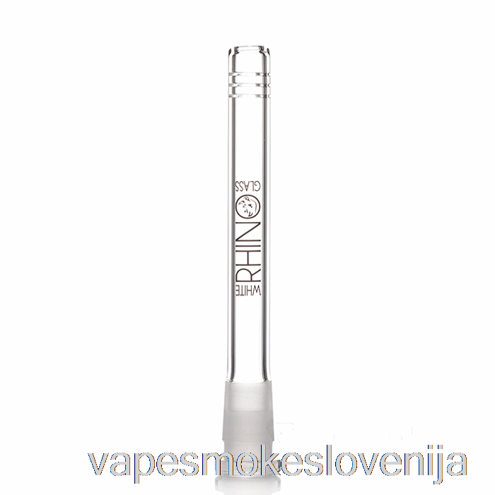 Vape Slovenija White Rhino 19/14 Glass Downstem 5.5inch
